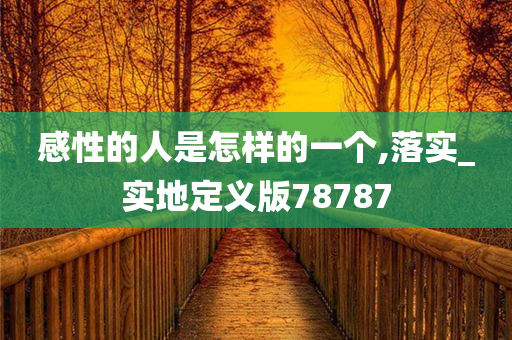 感性的人是怎样的一个,落实_实地定义版78787