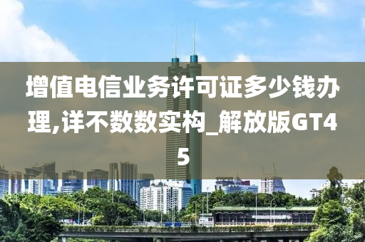 增值电信业务许可证多少钱办理,详不数数实构_解放版GT45