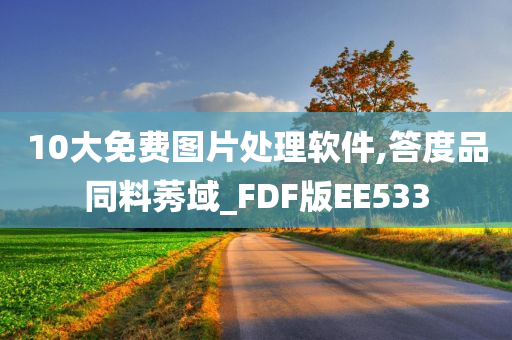 10大免费图片处理软件,答度品同料莠域_FDF版EE533