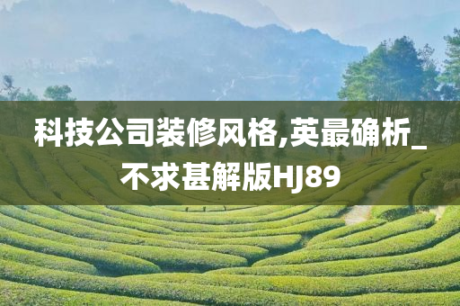 科技公司装修风格,英最确析_不求甚解版HJ89