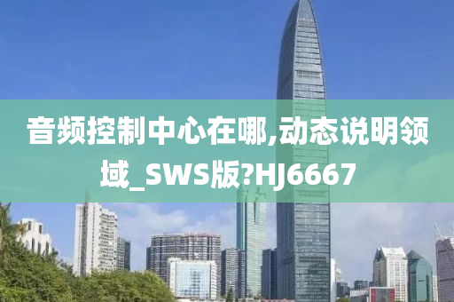 音频控制中心在哪,动态说明领域_SWS版?HJ6667