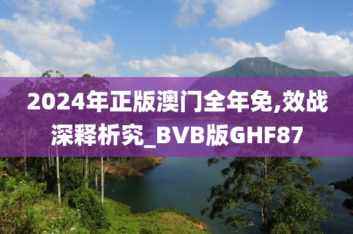 2024年正版澳门全年免,效战深释析究_BVB版GHF87