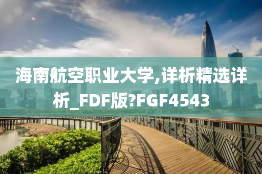 海南航空职业大学,详析精选详析_FDF版?FGF4543