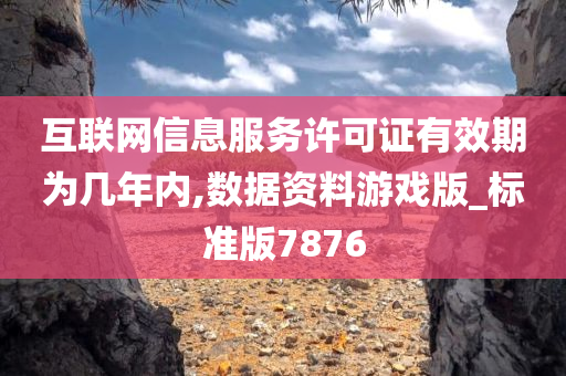 互联网信息服务许可证有效期为几年内,数据资料游戏版_标准版7876