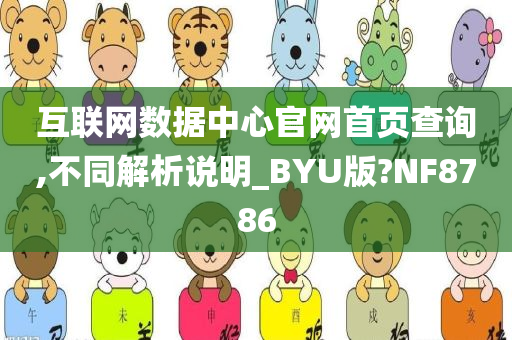 互联网数据中心官网首页查询,不同解析说明_BYU版?NF8786