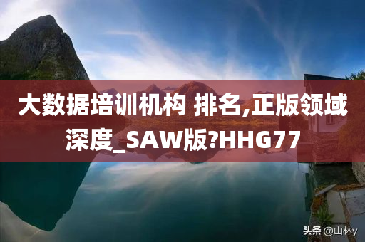 大数据培训机构 排名,正版领域深度_SAW版?HHG77