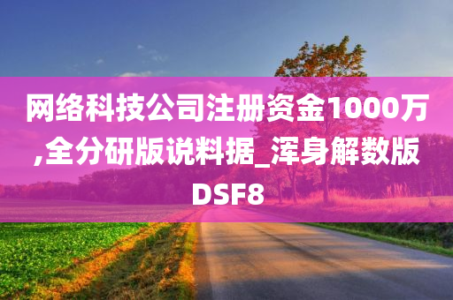 网络科技公司注册资金1000万,全分研版说料据_浑身解数版DSF8