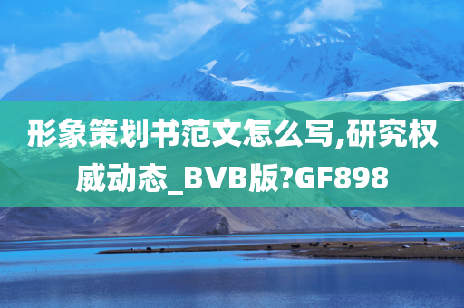 形象策划书范文怎么写,研究权威动态_BVB版?GF898