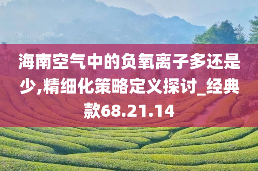 海南空气中的负氧离子多还是少,精细化策略定义探讨_经典款68.21.14