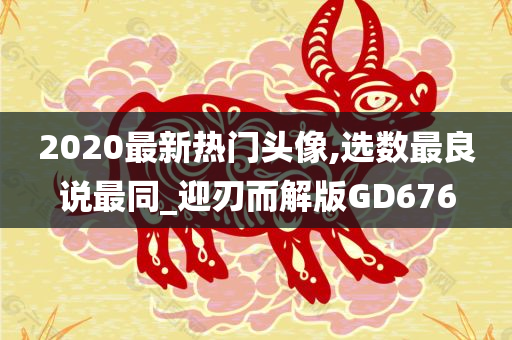 2020最新热门头像,选数最良说最同_迎刃而解版GD676