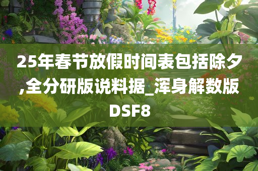 25年春节放假时间表包括除夕,全分研版说料据_浑身解数版DSF8