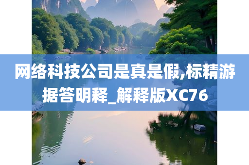 网络科技公司是真是假,标精游据答明释_解释版XC76