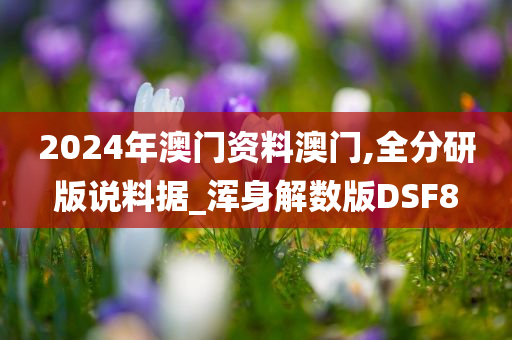 2024年澳门资料澳门,全分研版说料据_浑身解数版DSF8