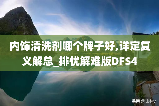 内饰清洗剂哪个牌子好,详定复义解总_排忧解难版DFS4