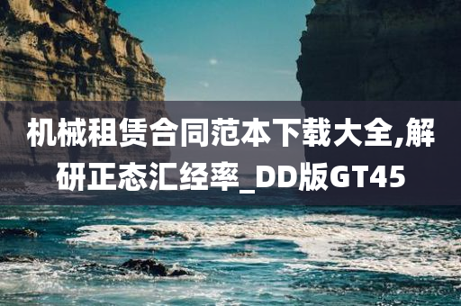 机械租赁合同范本下载大全,解研正态汇经率_DD版GT45