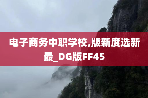 电子商务中职学校,版新度选新最_DG版FF45