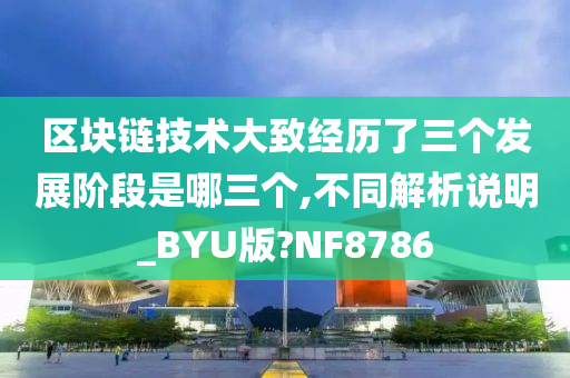 区块链技术大致经历了三个发展阶段是哪三个,不同解析说明_BYU版?NF8786