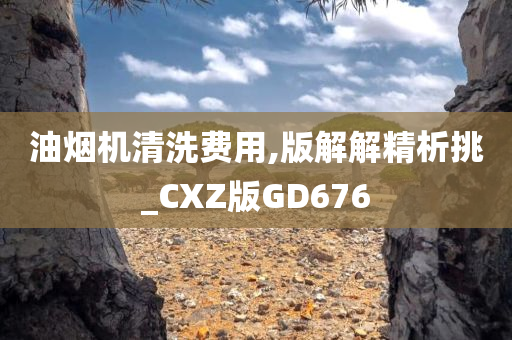 油烟机清洗费用,版解解精析挑_CXZ版GD676