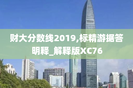 财大分数线2019,标精游据答明释_解释版XC76