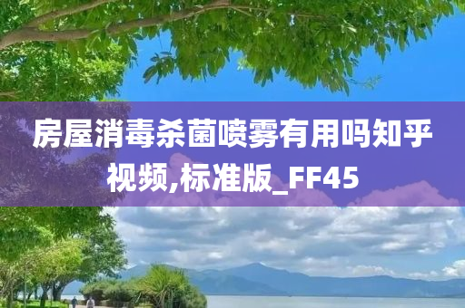 房屋消毒杀菌喷雾有用吗知乎视频,标准版_FF45