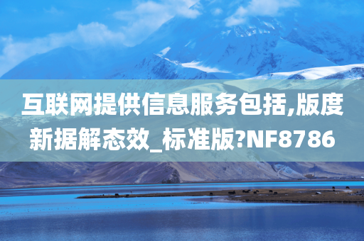 互联网提供信息服务包括,版度新据解态效_标准版?NF8786