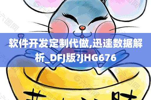 软件开发定制代做,迅速数据解析_DFJ版?JHG676