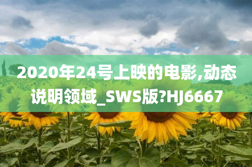 2020年24号上映的电影,动态说明领域_SWS版?HJ6667