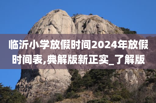 临沂小学放假时间2024年放假时间表,典解版新正实_了解版