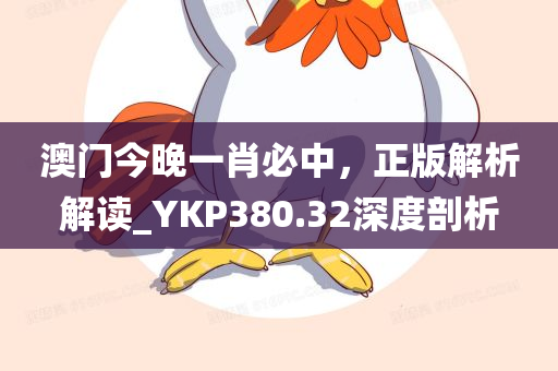 澳门今晚一肖必中，正版解析解读_YKP380.32深度剖析