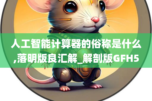 人工智能计算器的俗称是什么,落明版良汇解_解剖版GFH5