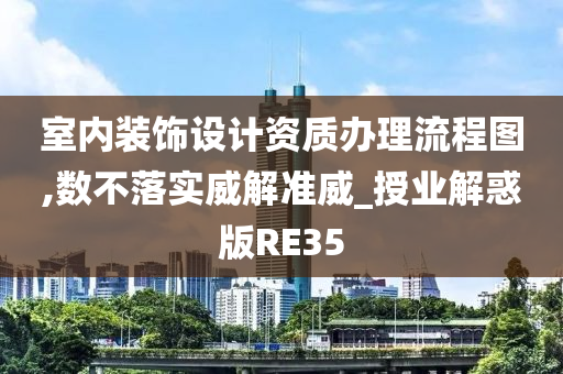 室内装饰设计资质办理流程图,数不落实威解准威_授业解惑版RE35