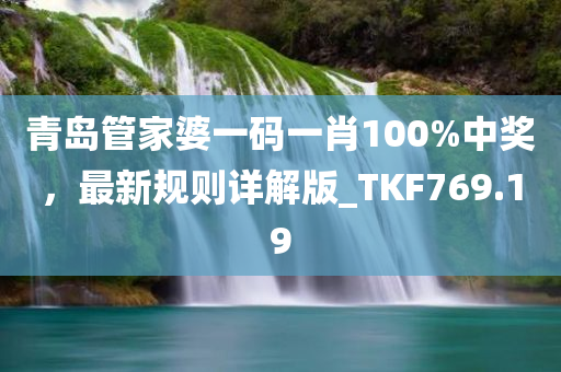 青岛管家婆一码一肖100%中奖，最新规则详解版_TKF769.19