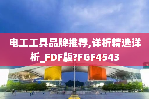 电工工具品牌推荐,详析精选详析_FDF版?FGF4543