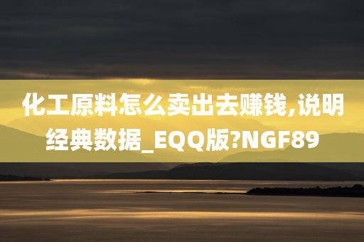 化工原料怎么卖出去赚钱,说明经典数据_EQQ版?NGF89