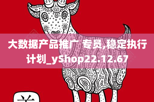 大数据产品推广 专员,稳定执行计划_yShop22.12.67