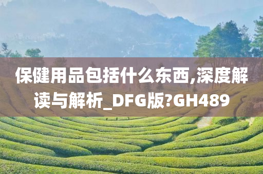 保健用品包括什么东西,深度解读与解析_DFG版?GH489