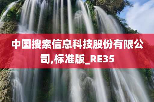 中国搜索信息科技股份有限公司,标准版_RE35