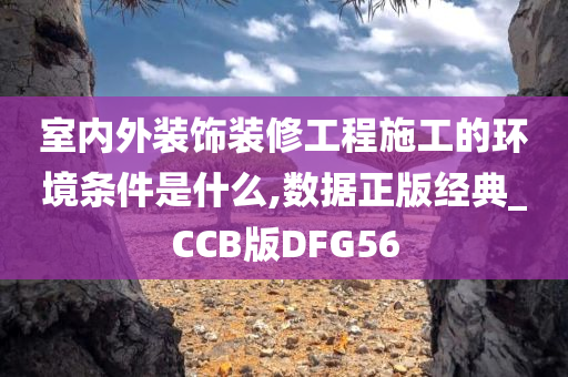 室内外装饰装修工程施工的环境条件是什么,数据正版经典_CCB版DFG56