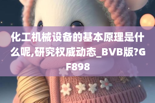 化工机械设备的基本原理是什么呢,研究权威动态_BVB版?GF898