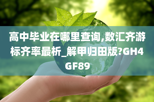 高中毕业在哪里查询,数汇齐游标齐率最析_解甲归田版?GH4GF89