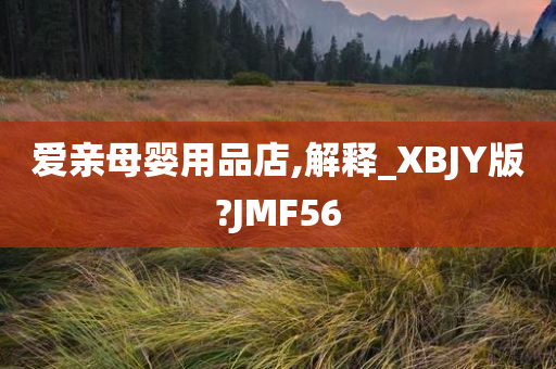 爱亲母婴用品店,解释_XBJY版?JMF56