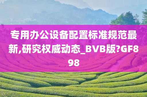 专用办公设备配置标准规范最新,研究权威动态_BVB版?GF898