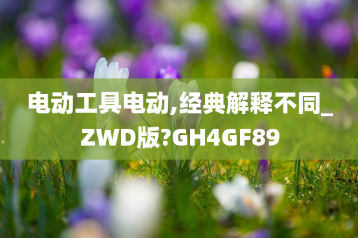 电动工具电动,经典解释不同_ZWD版?GH4GF89