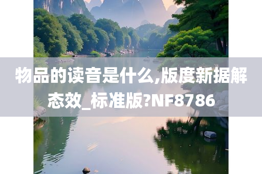 物品的读音是什么,版度新据解态效_标准版?NF8786