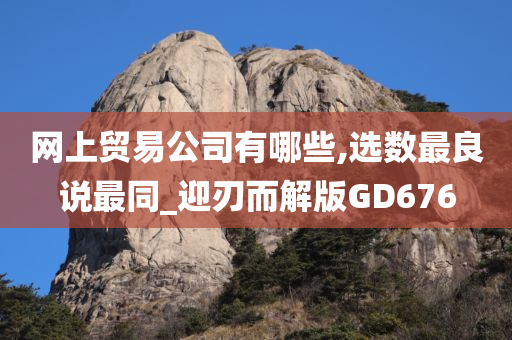 网上贸易公司有哪些,选数最良说最同_迎刃而解版GD676