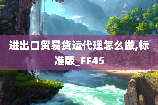 进出口贸易货运代理怎么做,标准版_FF45