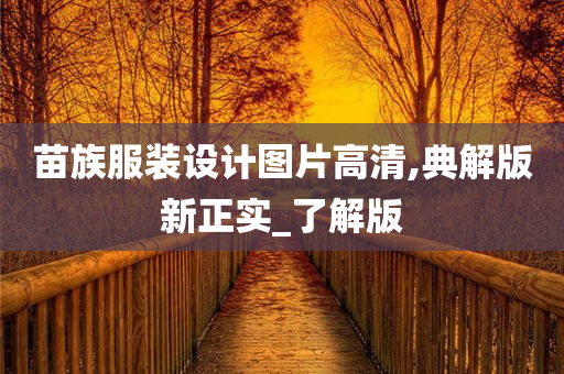 苗族服装设计图片高清,典解版新正实_了解版