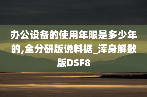 办公设备的使用年限是多少年的,全分研版说料据_浑身解数版DSF8