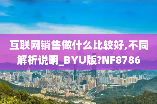 互联网销售做什么比较好,不同解析说明_BYU版?NF8786