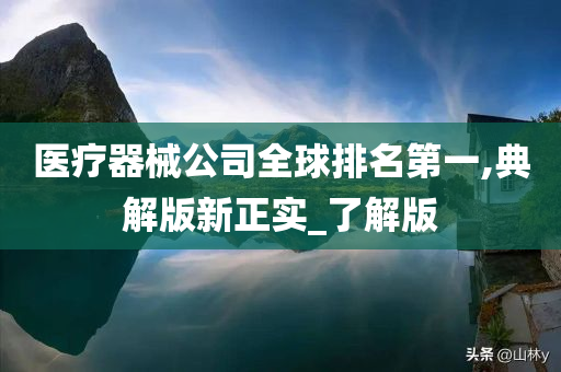 医疗器械公司全球排名第一,典解版新正实_了解版